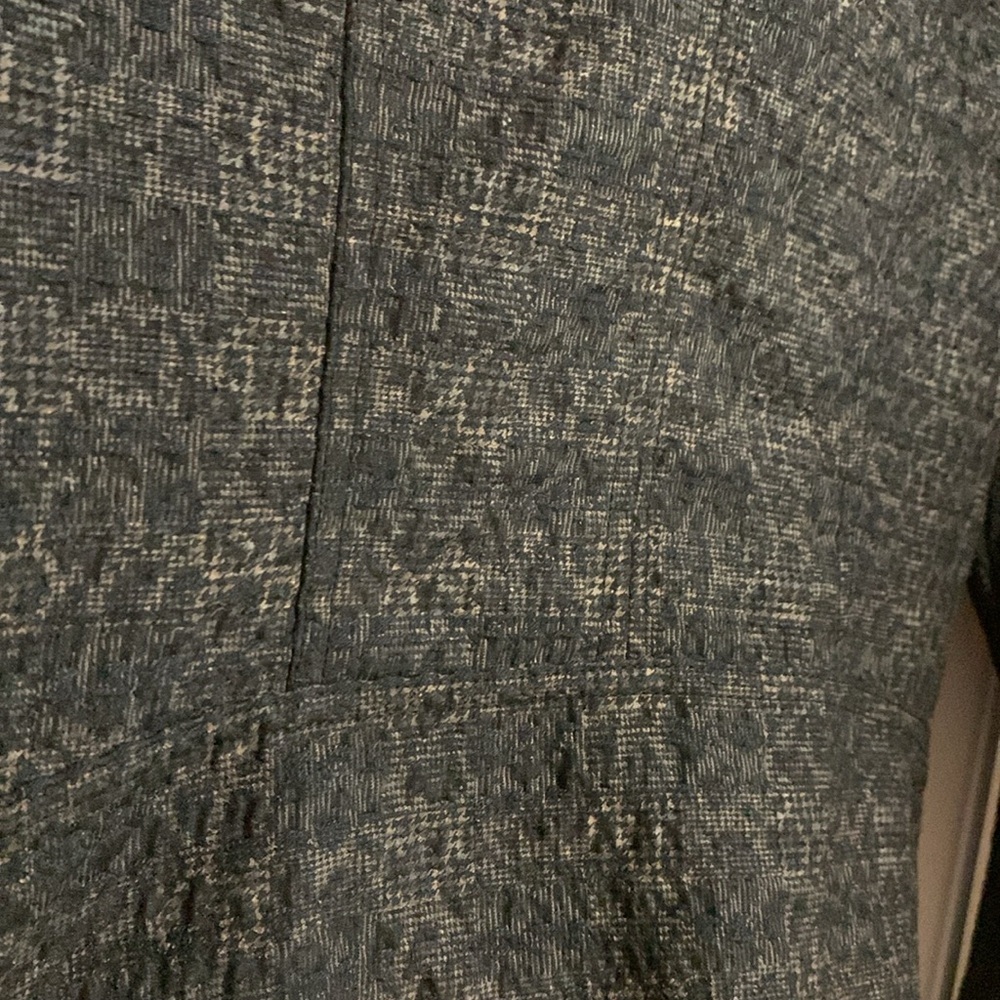 We The Free Black Houndstooth Leopard Print Moto Jacket With Red Zippers Size 4 - Picture 8 of 10